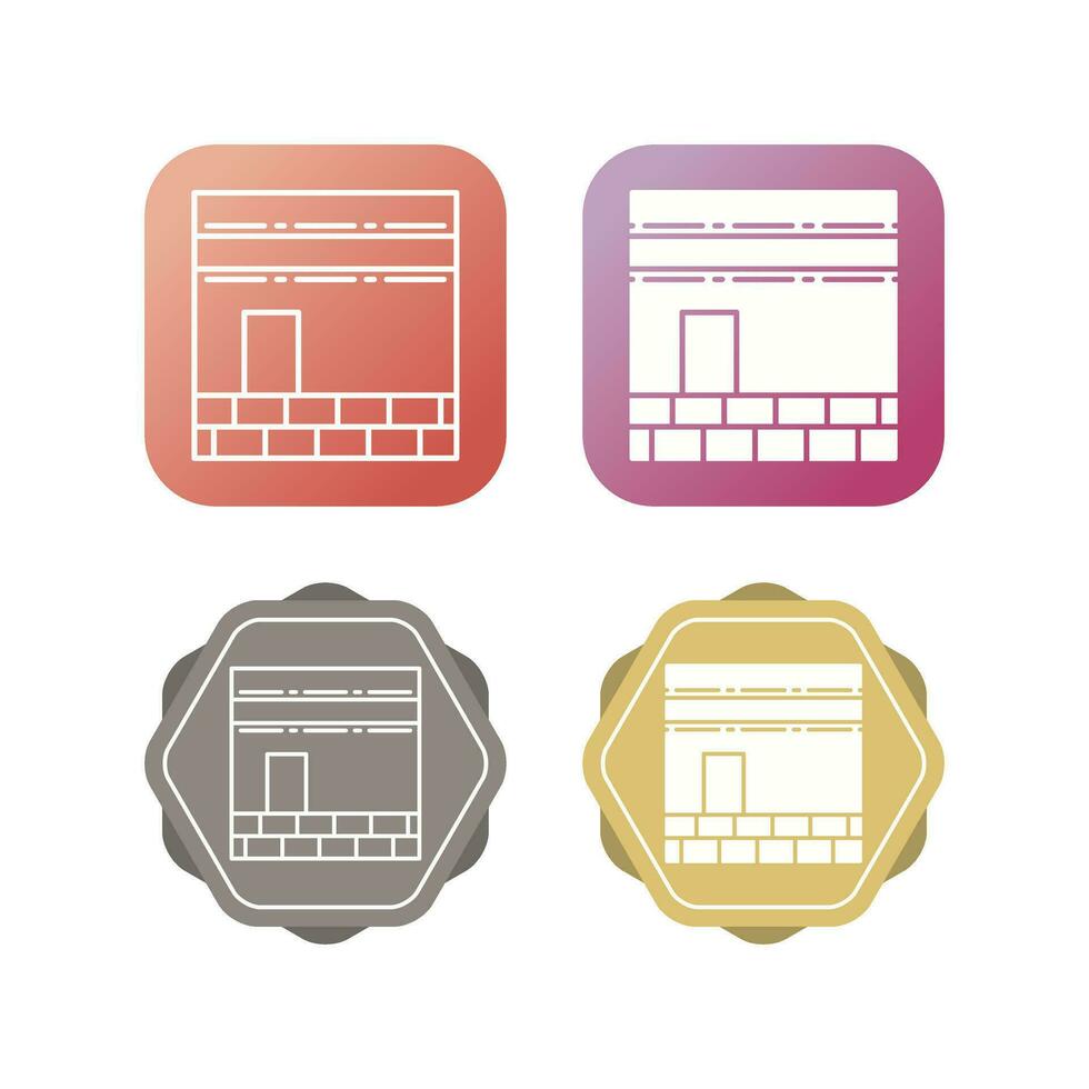 Kaaba Vector Icon