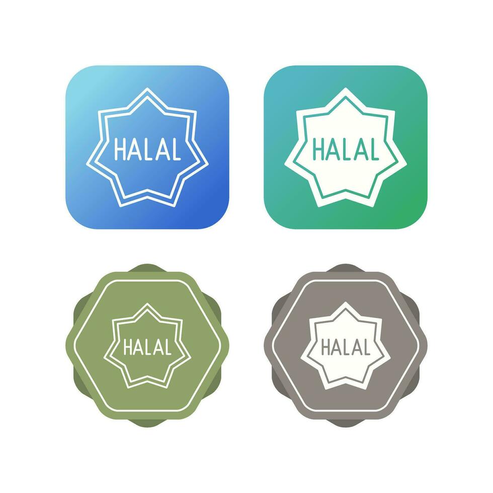 Halal Vector Icon