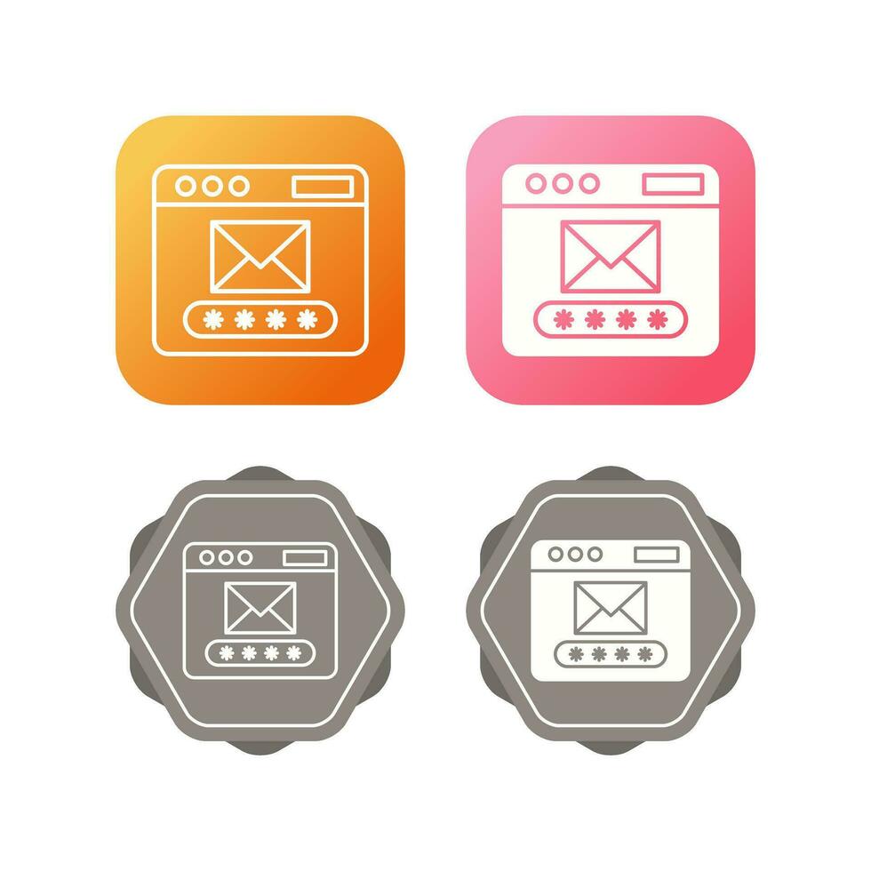 Mail Code Vector Icon