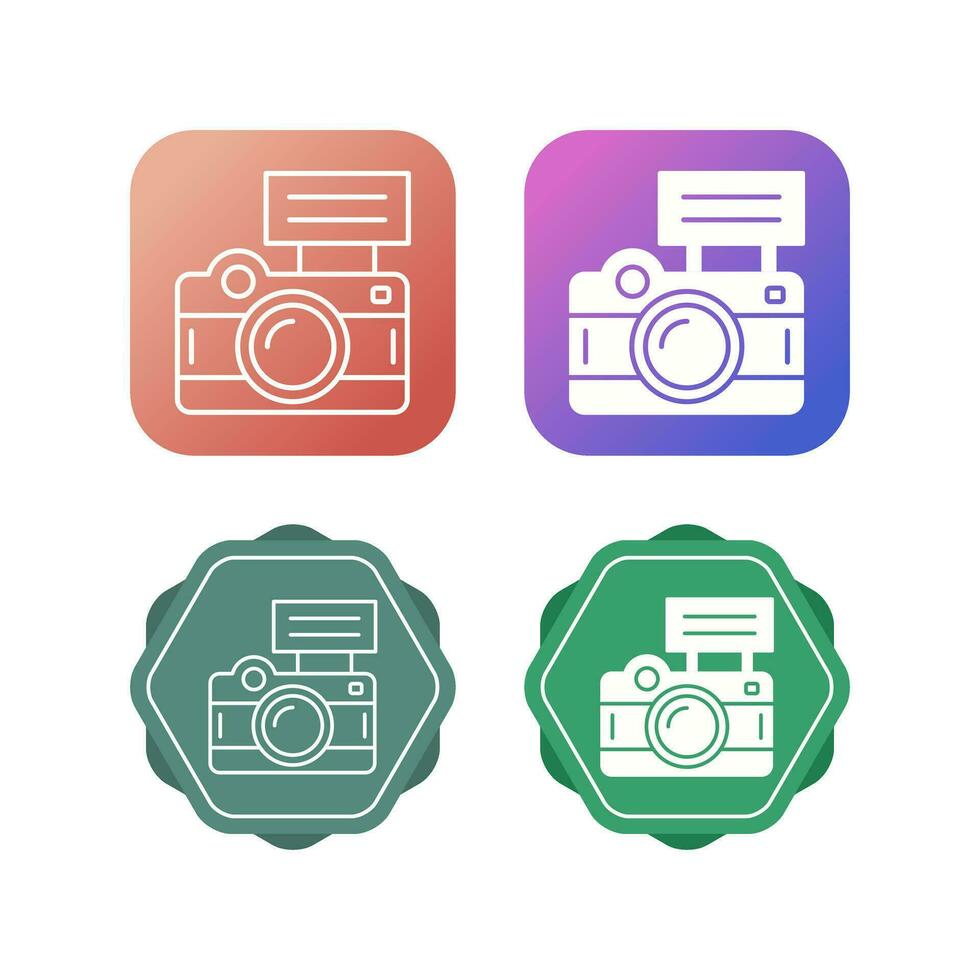 Camera Flash Vector Icon