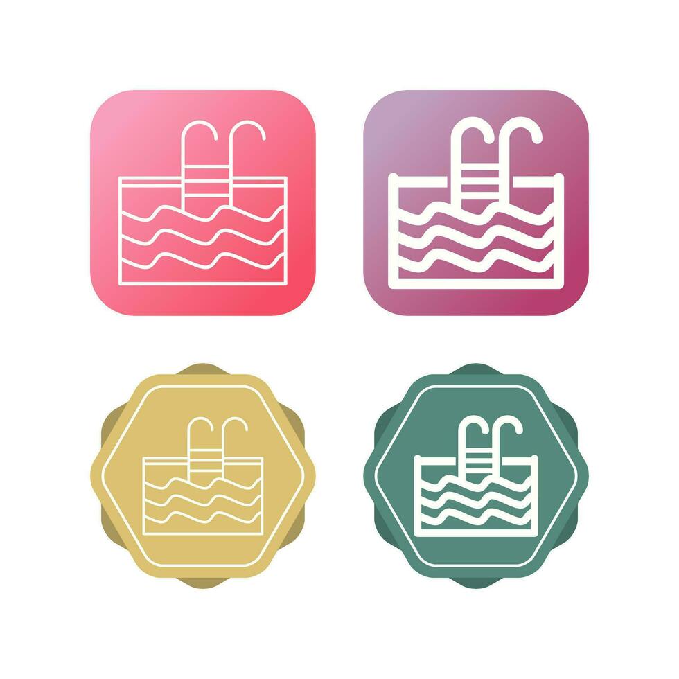 Swimming Pool Vector Icon