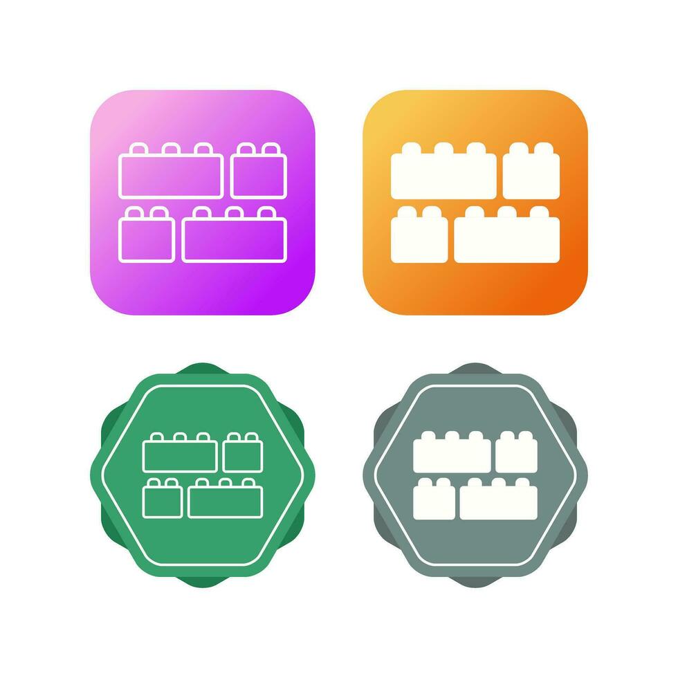 Toy Blocks Vector Icon