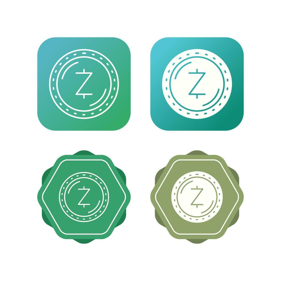 Zcash Currency Vector Icon