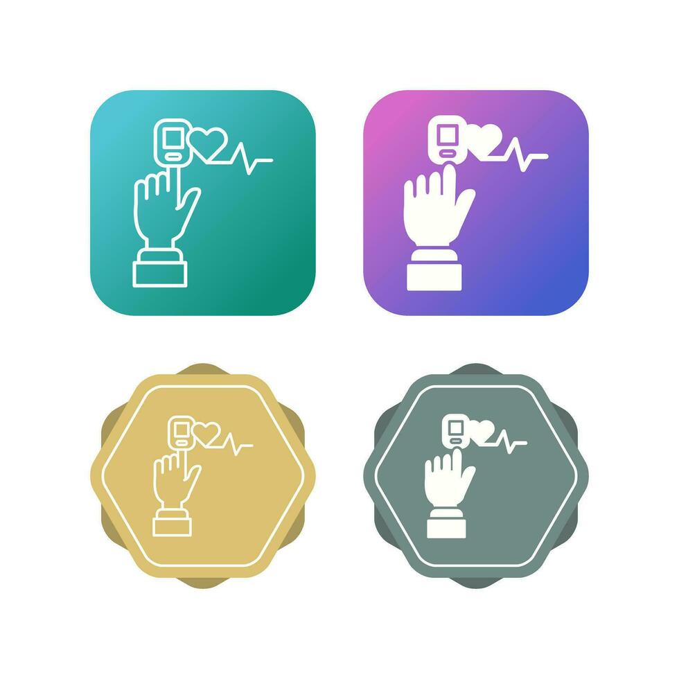 Pulse Oximeter Vector Icon