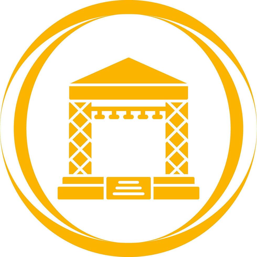 Stage Vector Icon