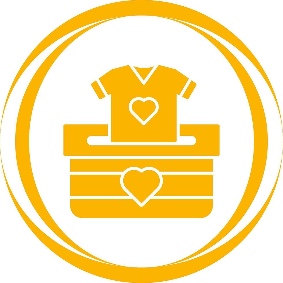 Cloth Donate Vector Icon