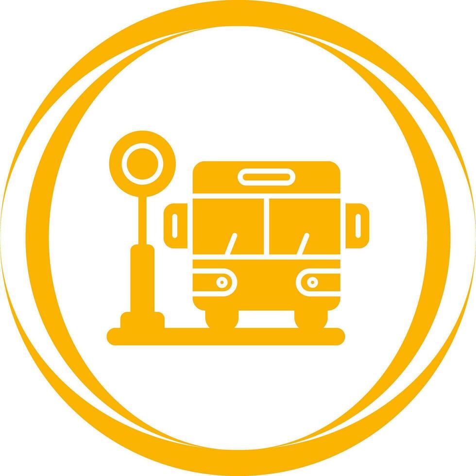 Bus Stop Vector Icon