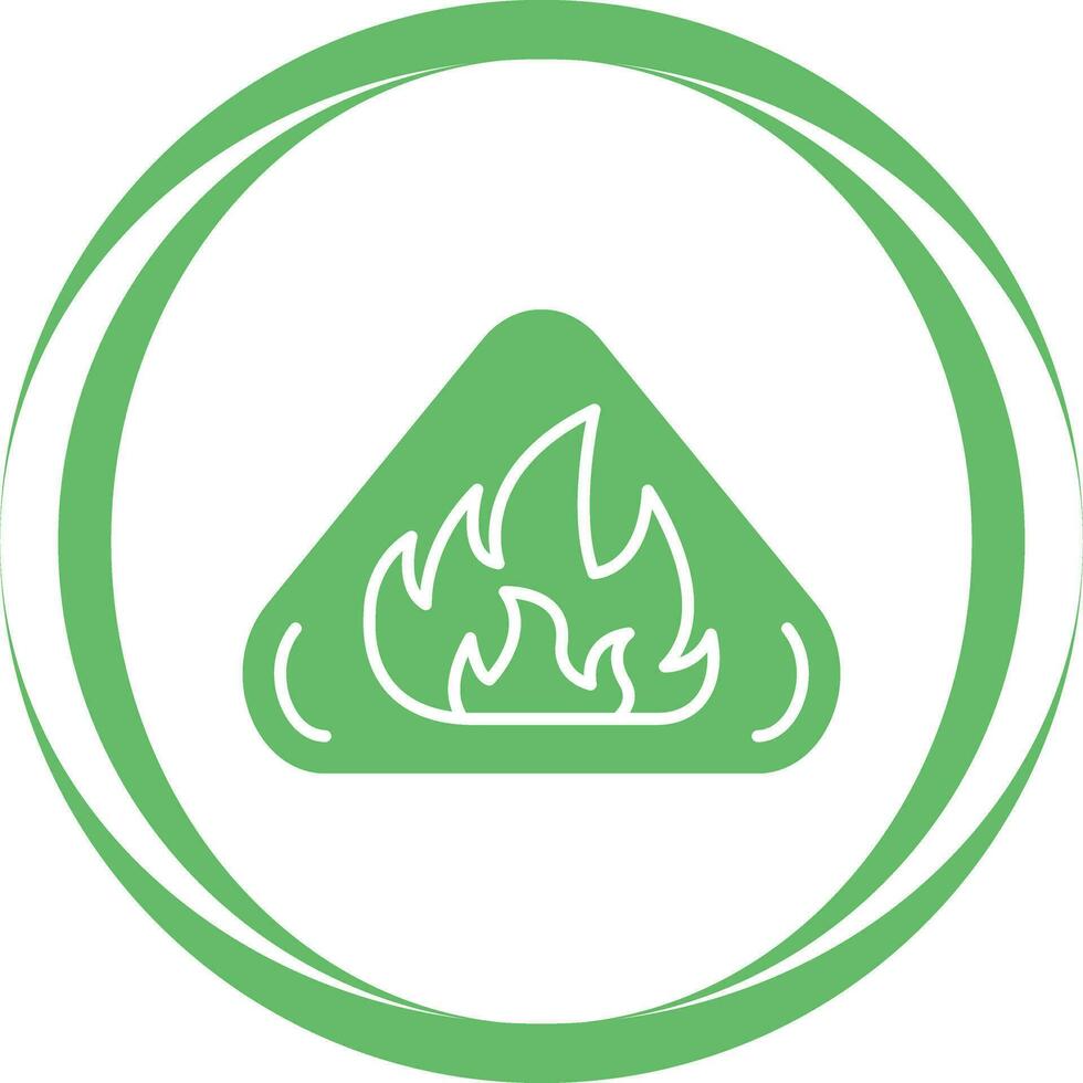 Fire Danger Vector Icon