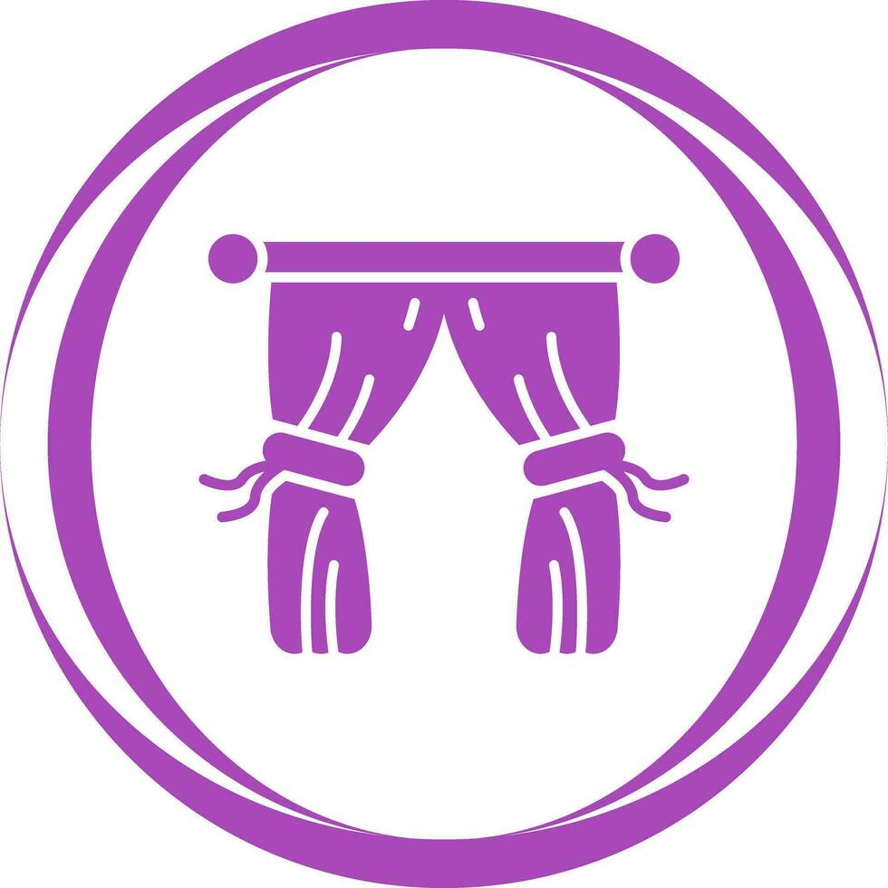 Curtains Vector Icon