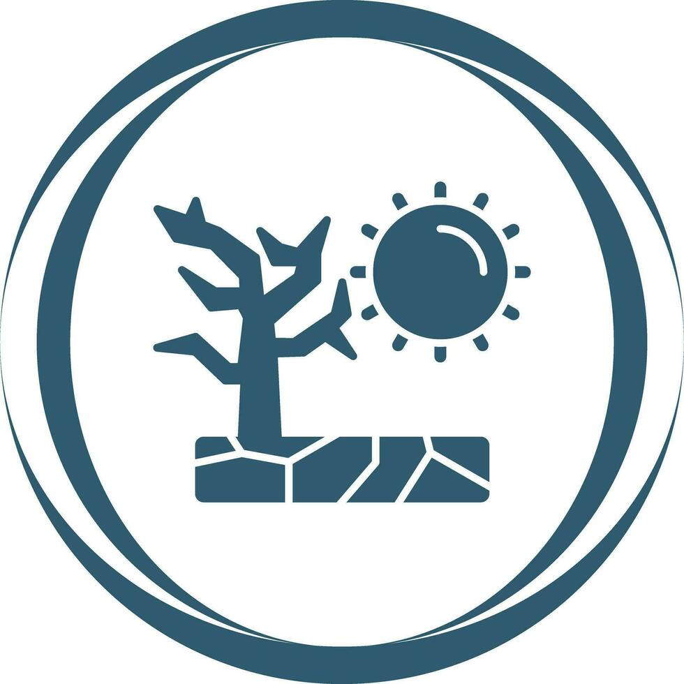 Drought Vector Icon