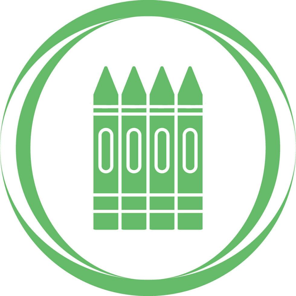 Crayons Vector Icon