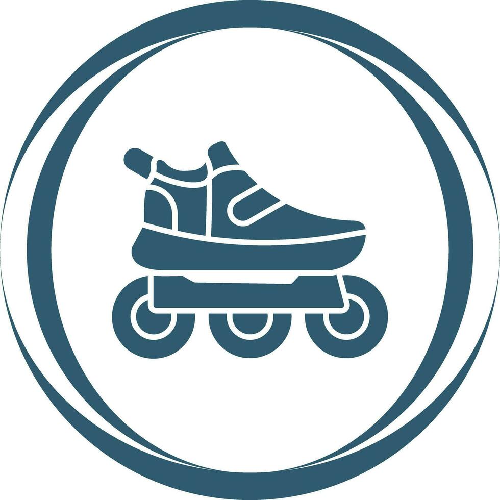 Roller Skates Vector Icon