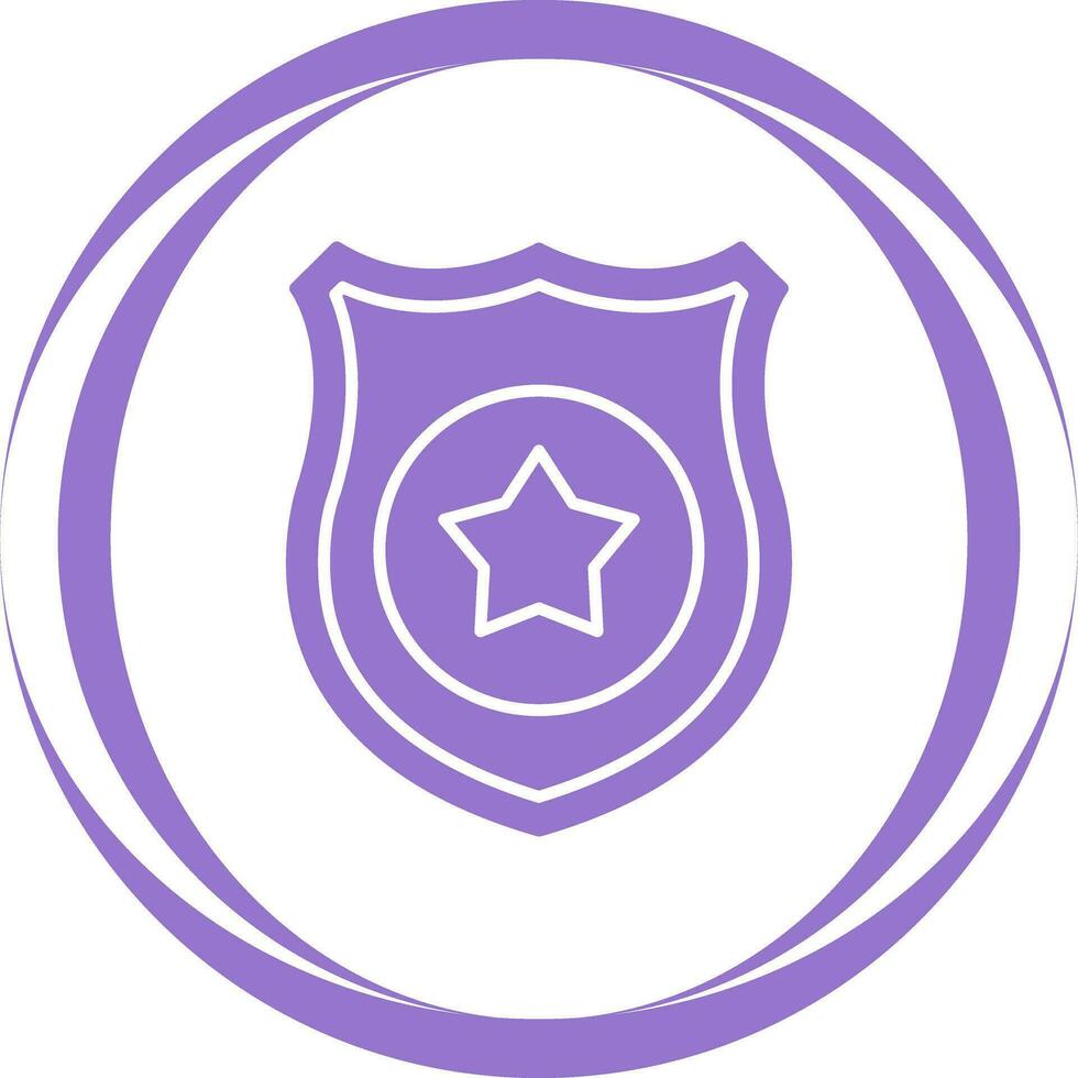 Police Shield Vector Icon