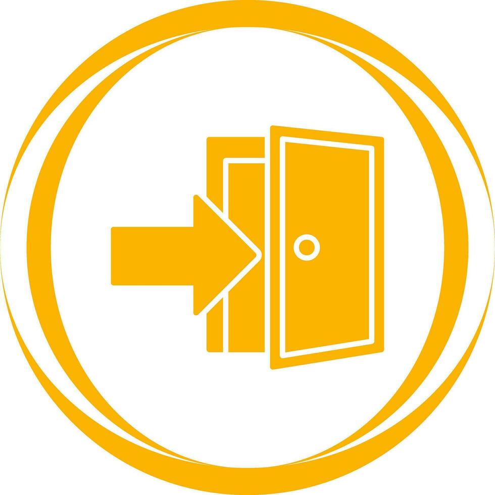 Exit Door Vector Icon