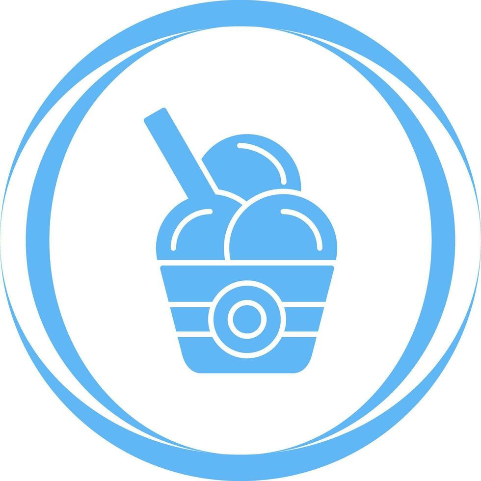 icono de vector de helado