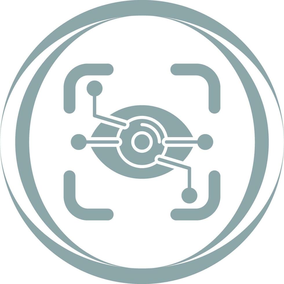 Eye Recognition Vector Icon
