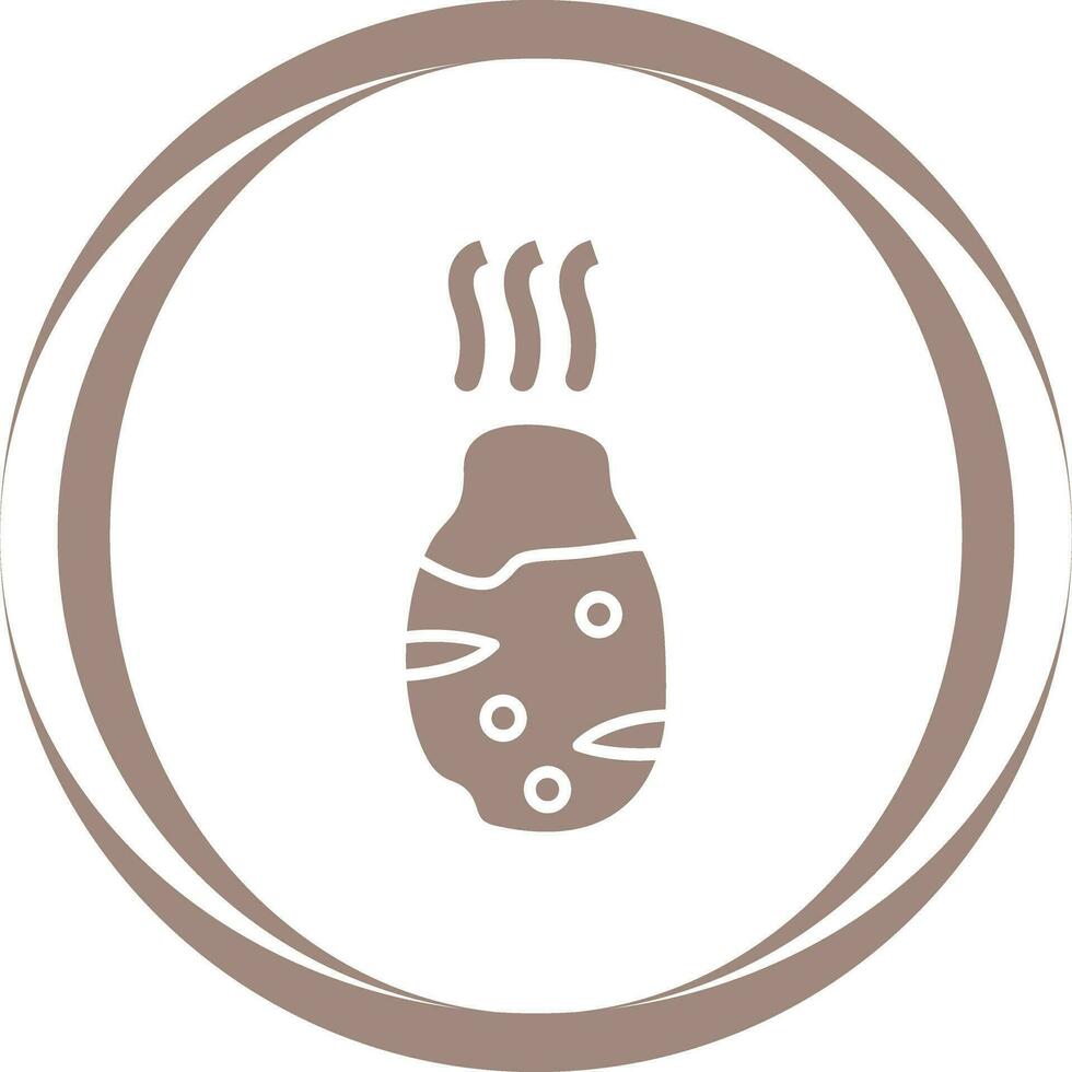Roasted Potato Vector Icon