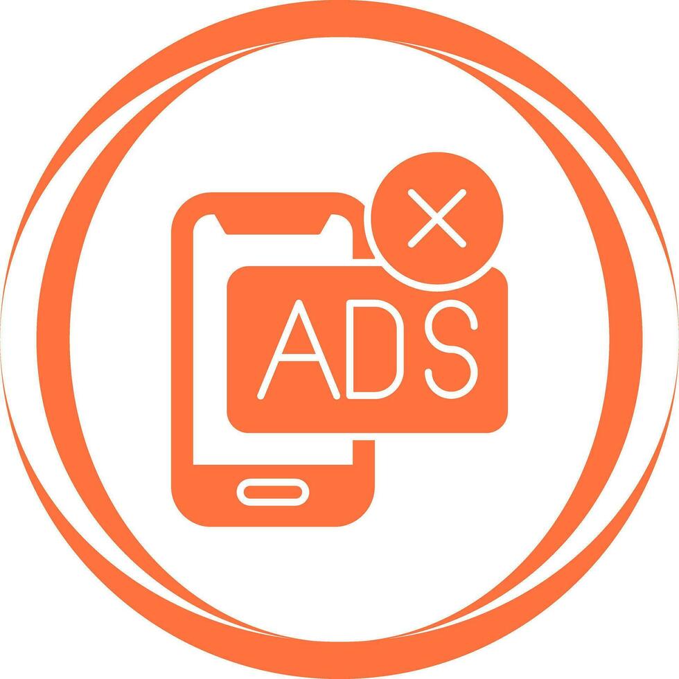 AD Block Vector Icon