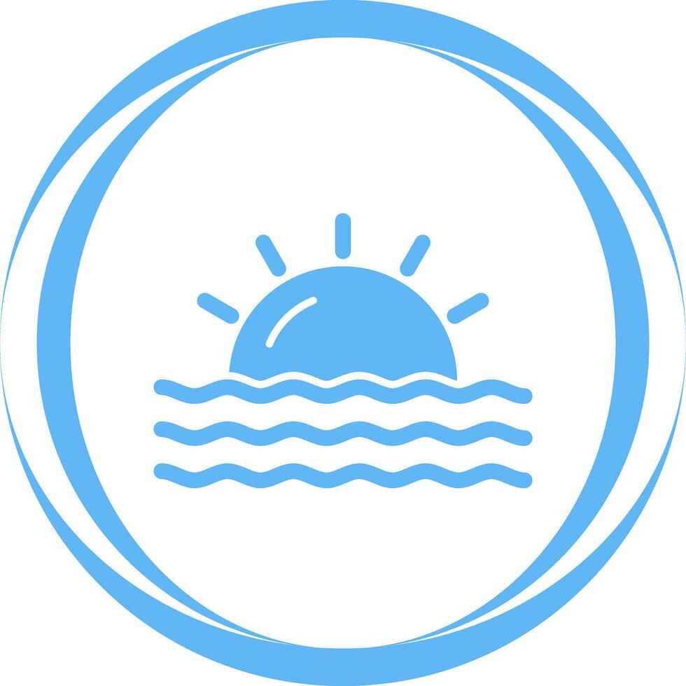 Sunset Vector Icon