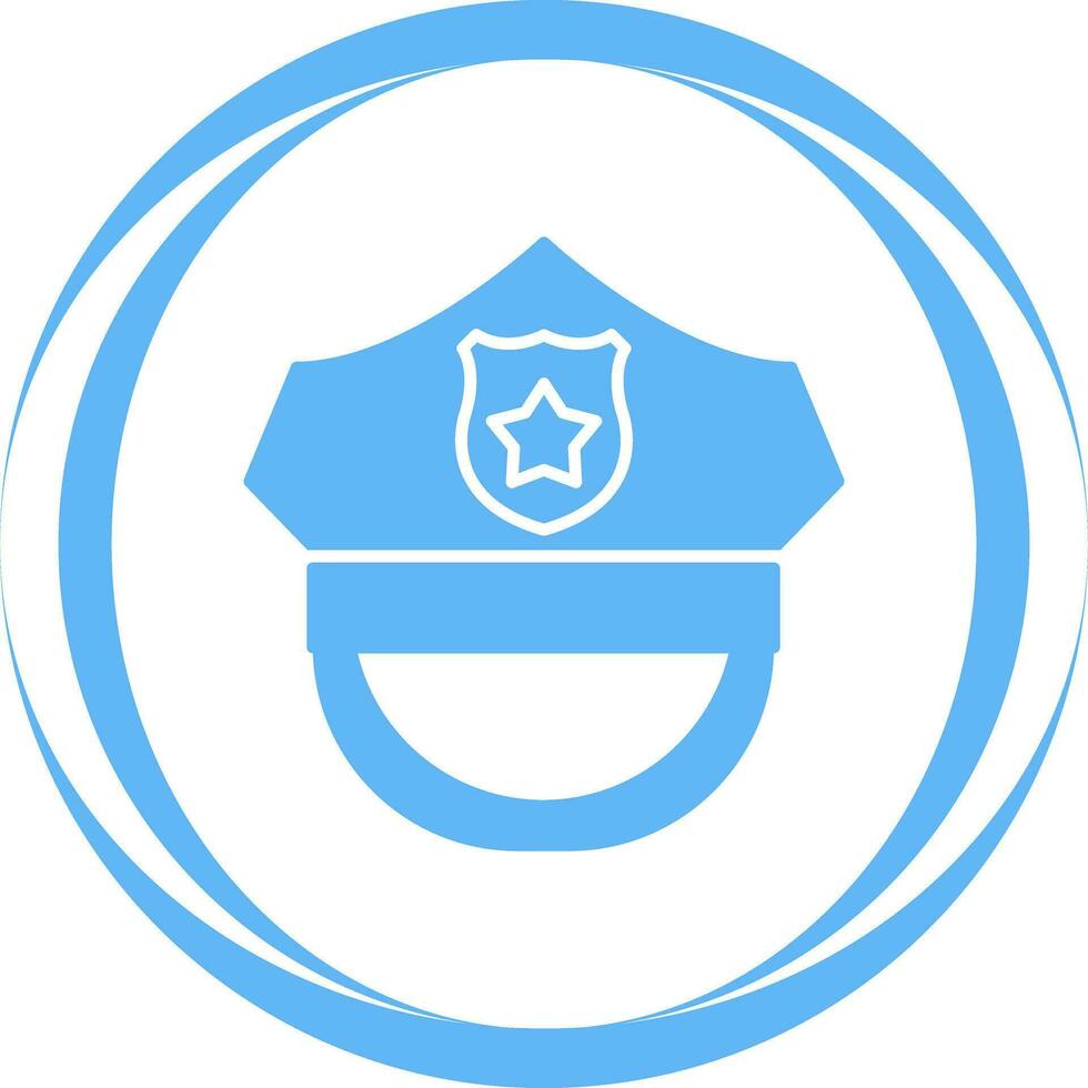 Police Hat Vector Icon