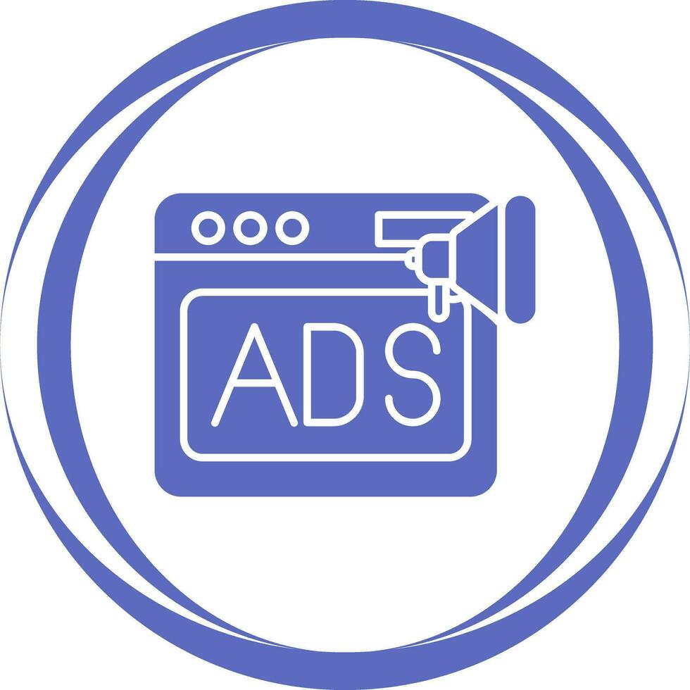 Native Advertising Vector Icon