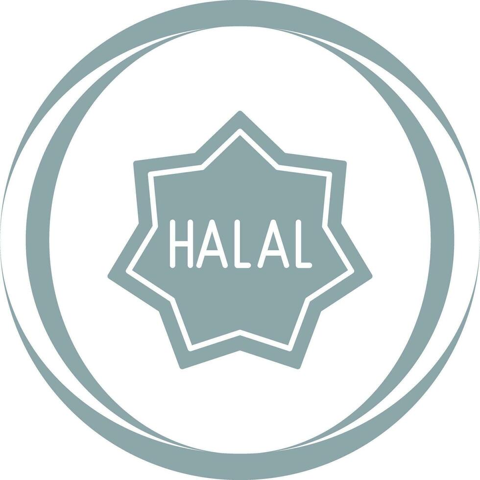 Halal Vector Icon