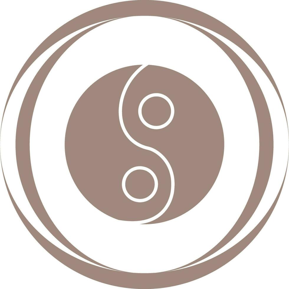Yin Yang Vector Icon