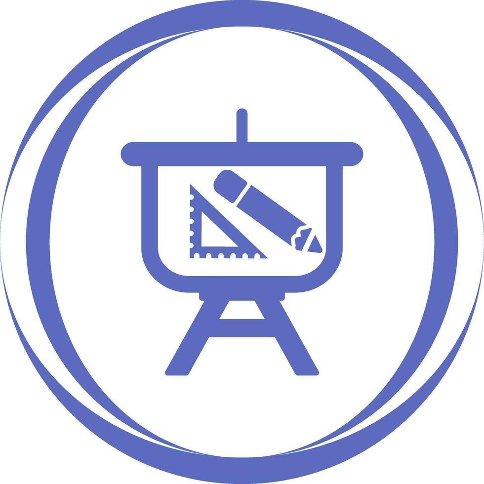 Designing Presentation Vector Icon
