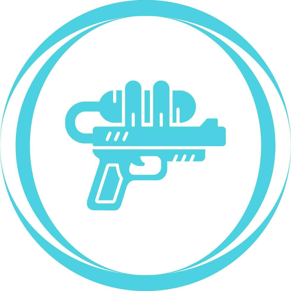 icono de vector de pistola de agua