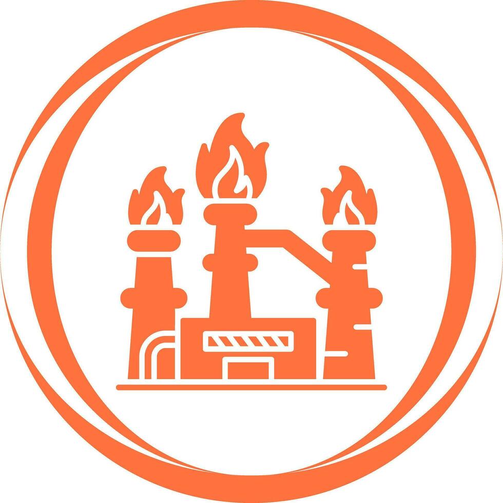 Natural Gas Vector Icon