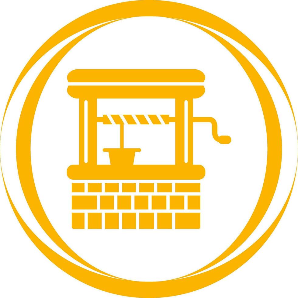 Water Well Vector Icon