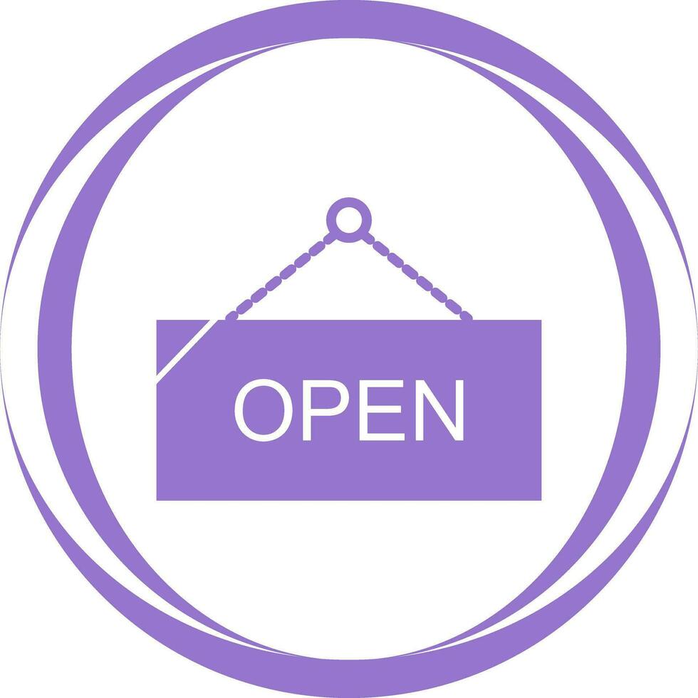 Open Tag Vector Icon