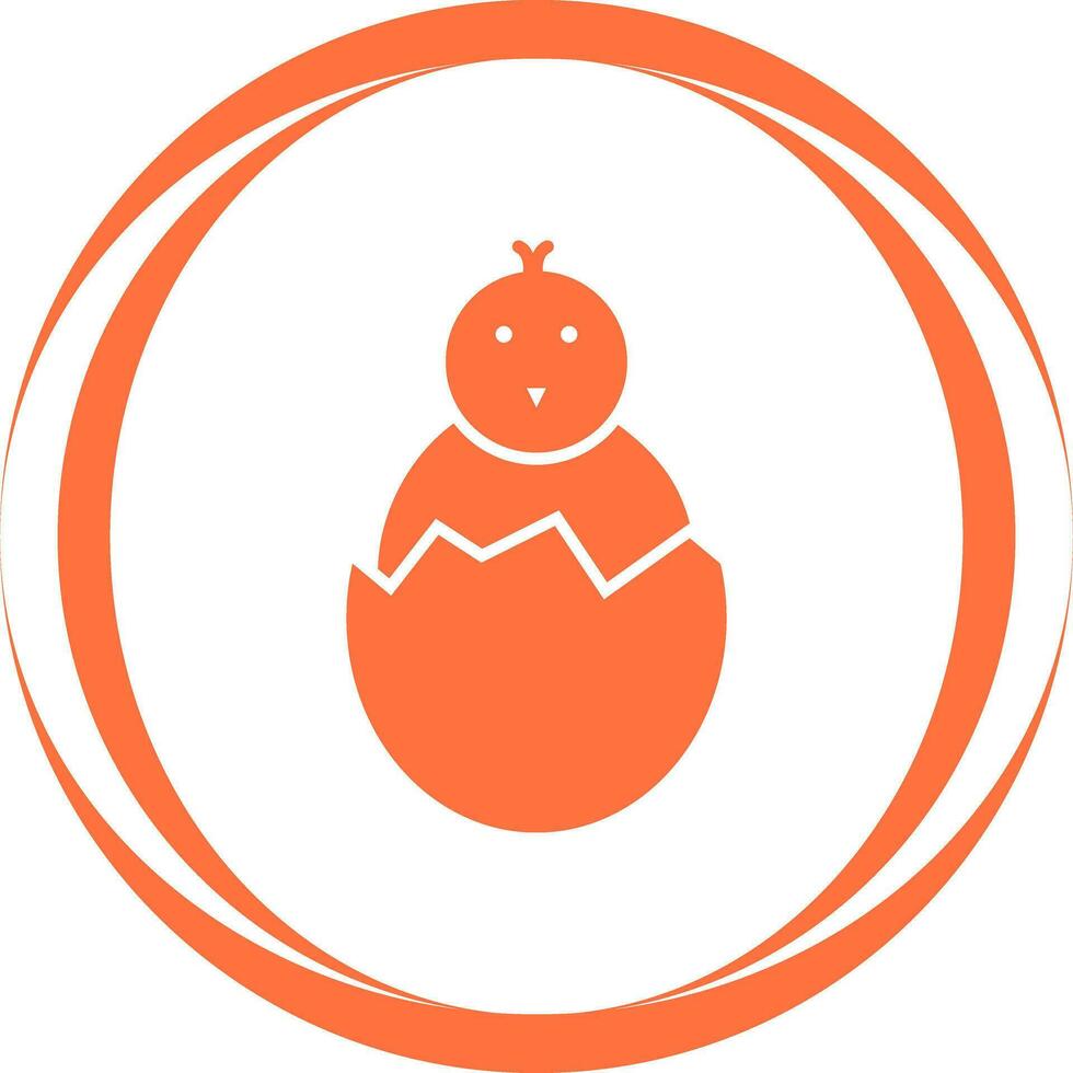 Hatched Egg Vector Icon
