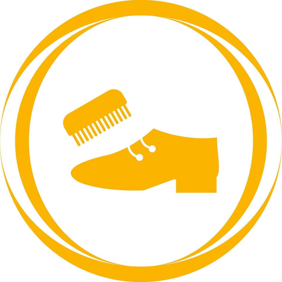 Shoe Polishing Vector Icon