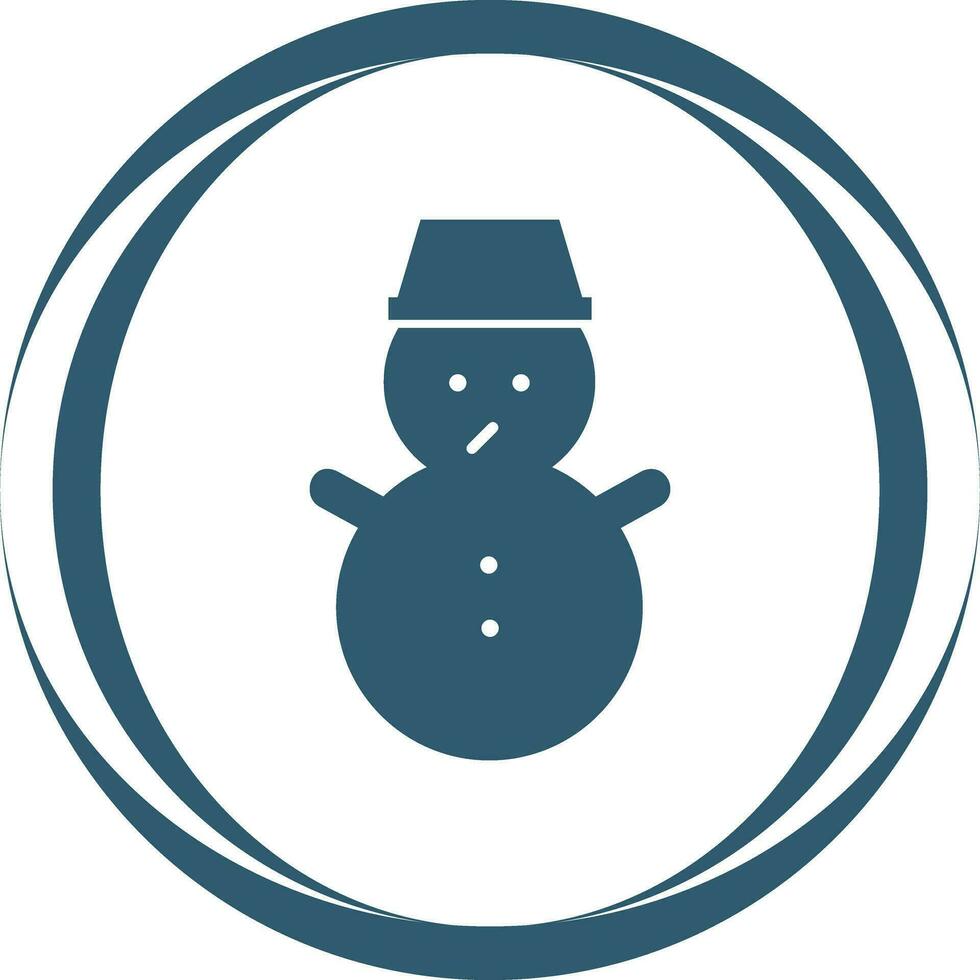 Snowman Vector Icon