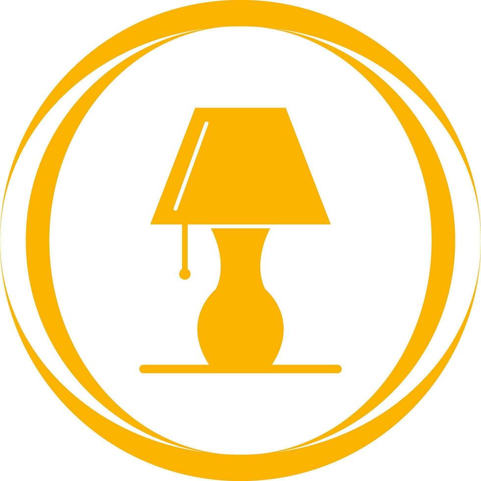 Table Lamp Vector Icon