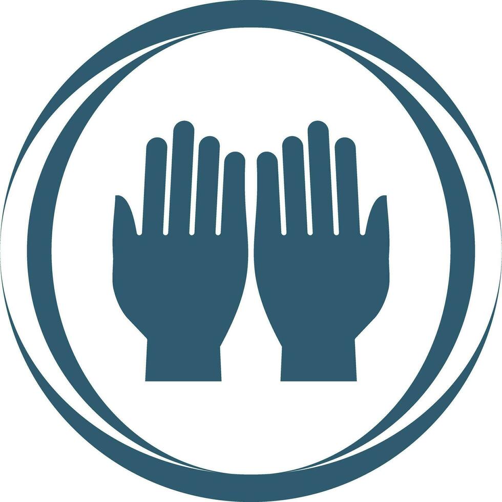 Praying Hands Vector Icon