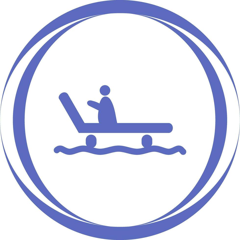 Riding Sled Vector Icon