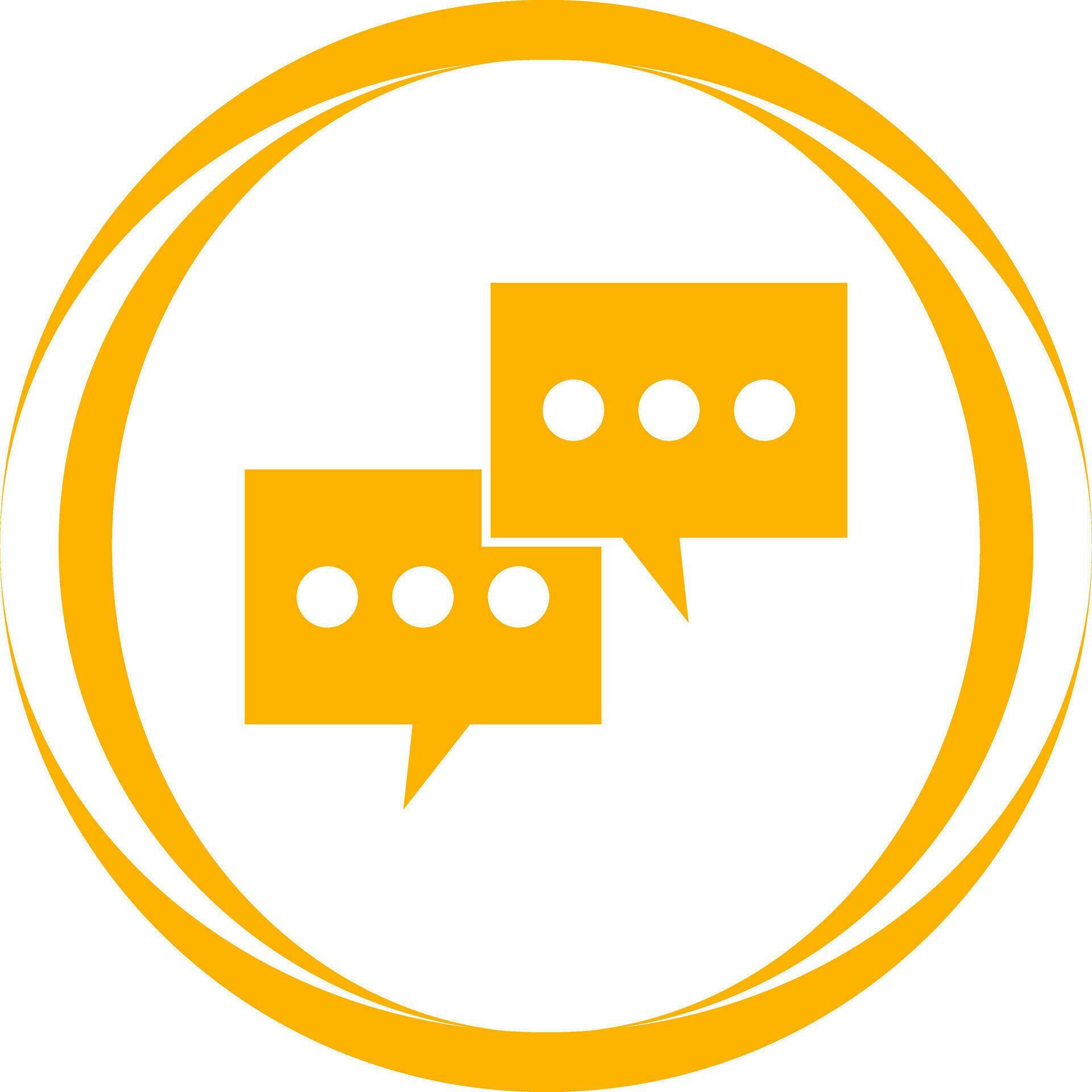 Double Message Bubble Vector Icon 26492699 Vector Art at Vecteezy