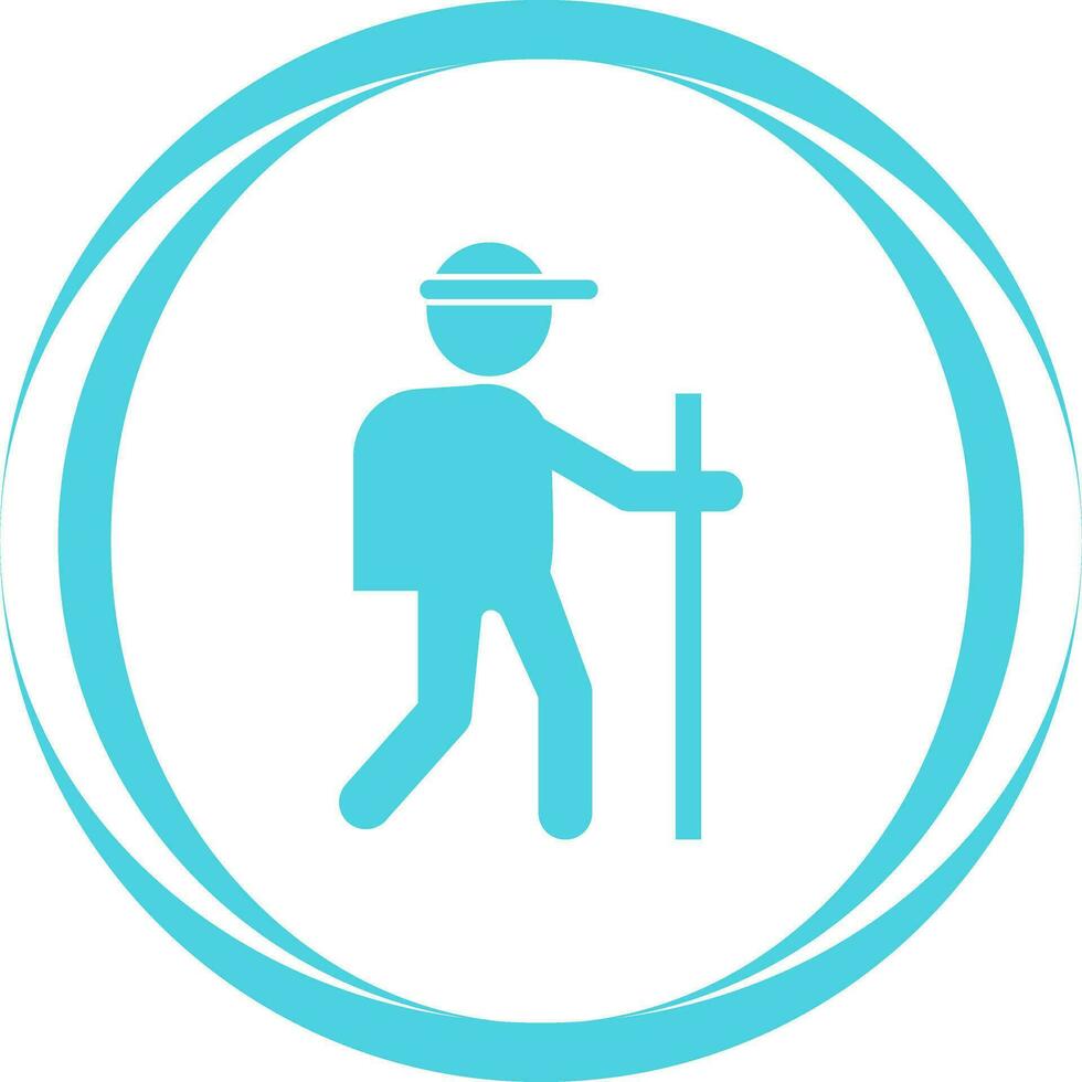 Trekking Vector Icon