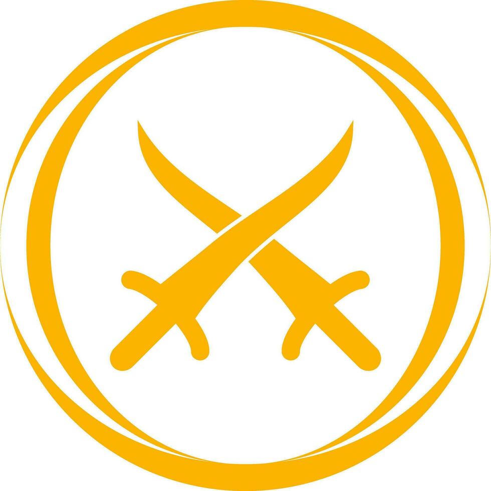 Sword Fighting Vector Icon