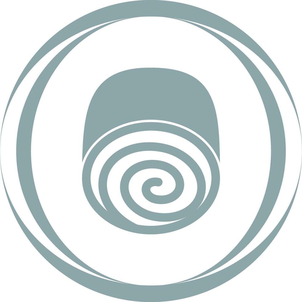 Swiss roll Vector Icon