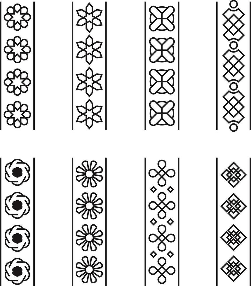 Core Islamic Frame and frame design template vector element. Suitable for design decoration.Vector pro