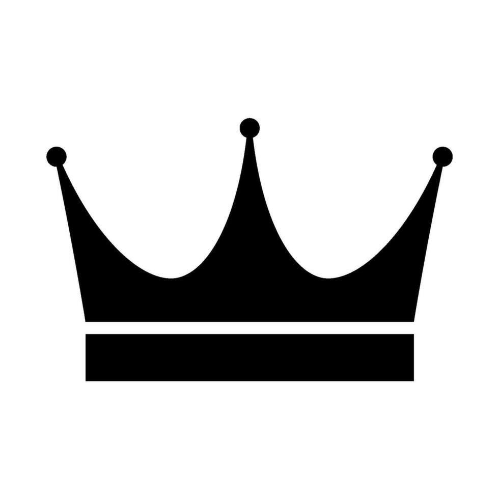 crown icon, king icon vector logo template