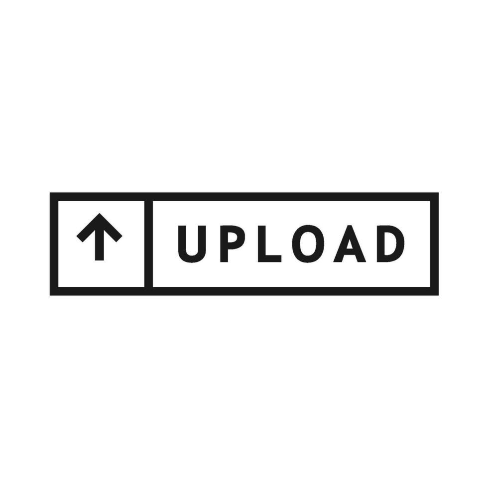 upload button illustration, download button vector