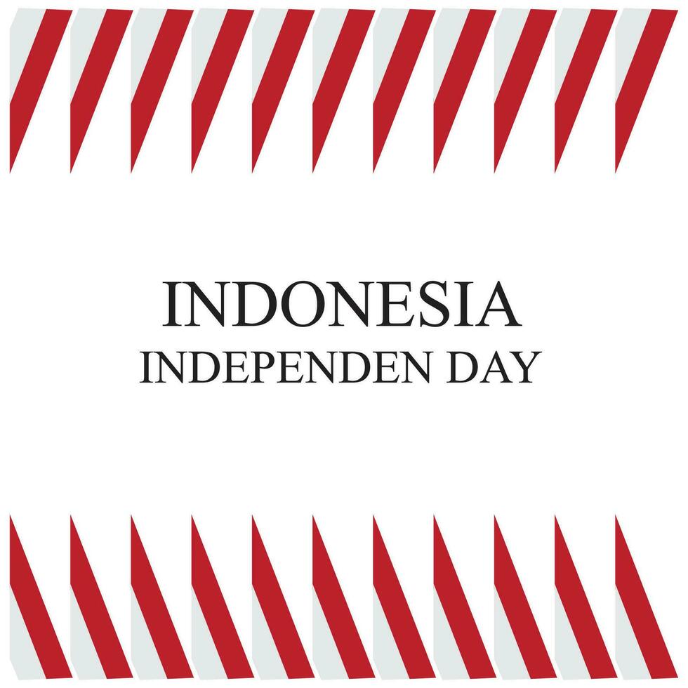 Independence Day of Indonesia vector design template