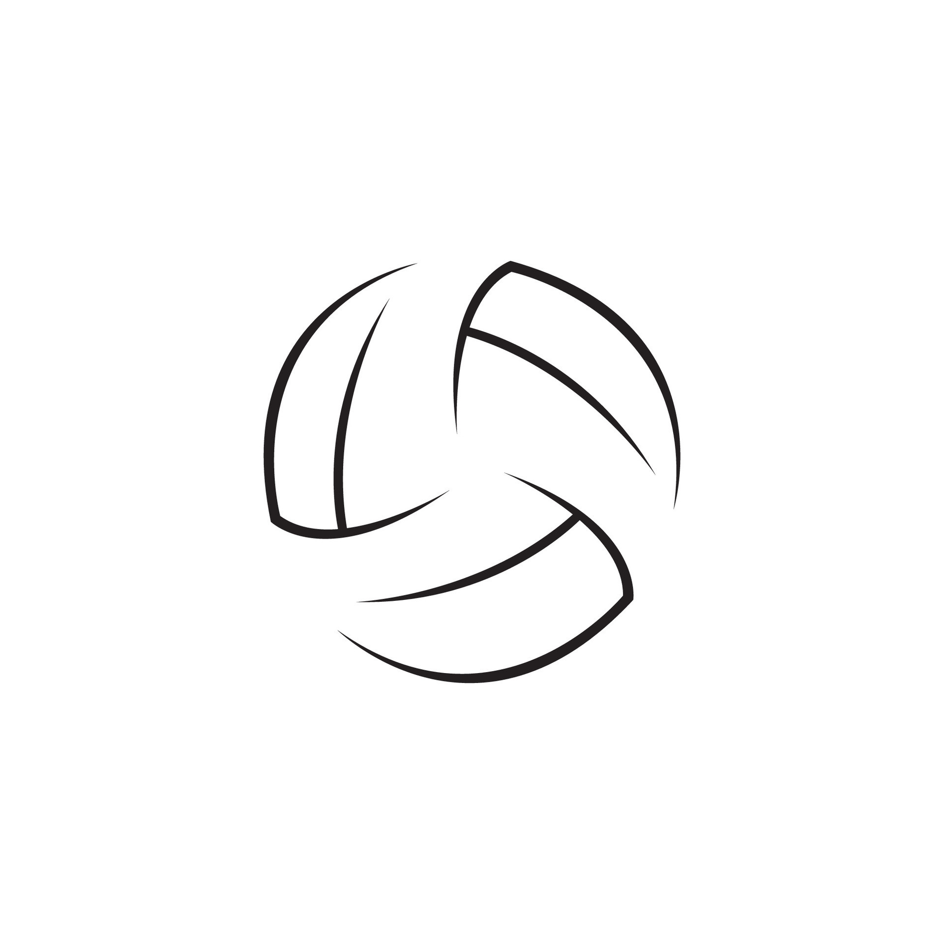 Volleyball logo, emblem, icons, designs templates with volleyball ball ...