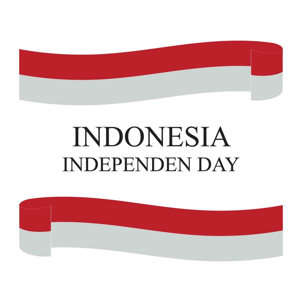 independencia día de Indonesia vector diseño modelo