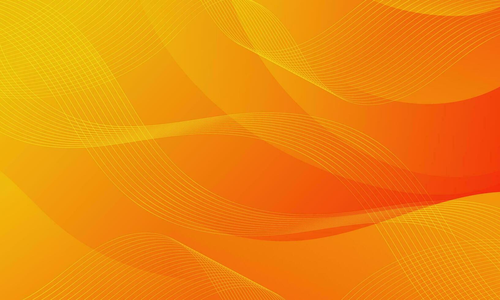 Abstract Gradient orange yellow liquid Wave Background vector