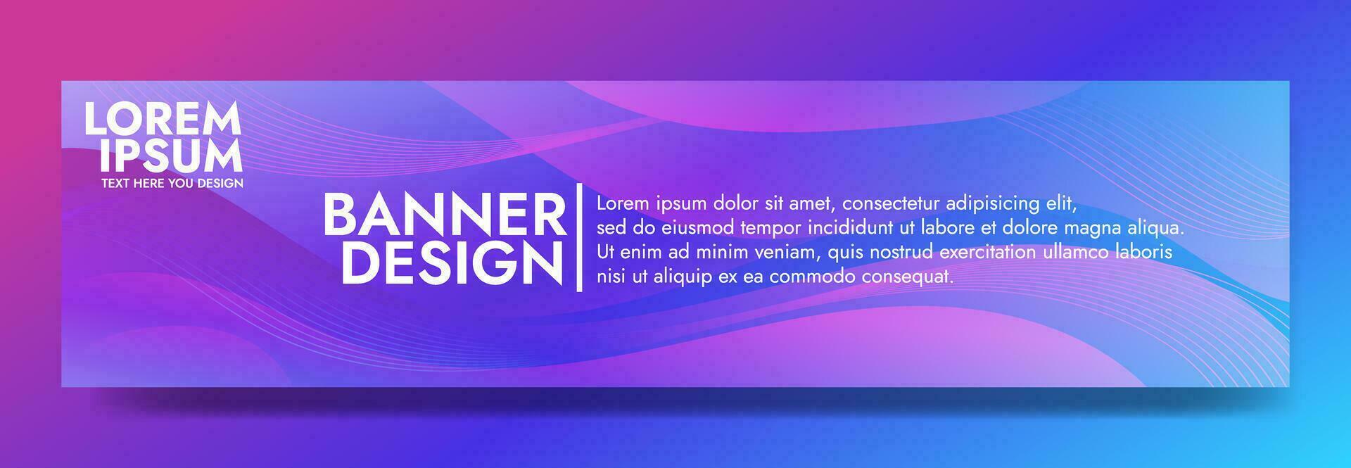 Abstract Gradient purple blue liquid Wave Background vector